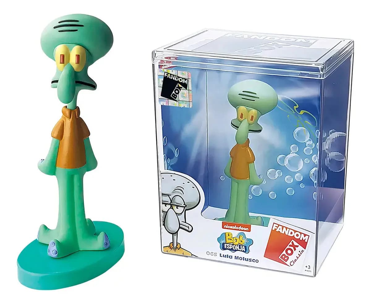Imagem de Action Figure Fandom Box Lula Molusco Articulado Colecionável Vinil