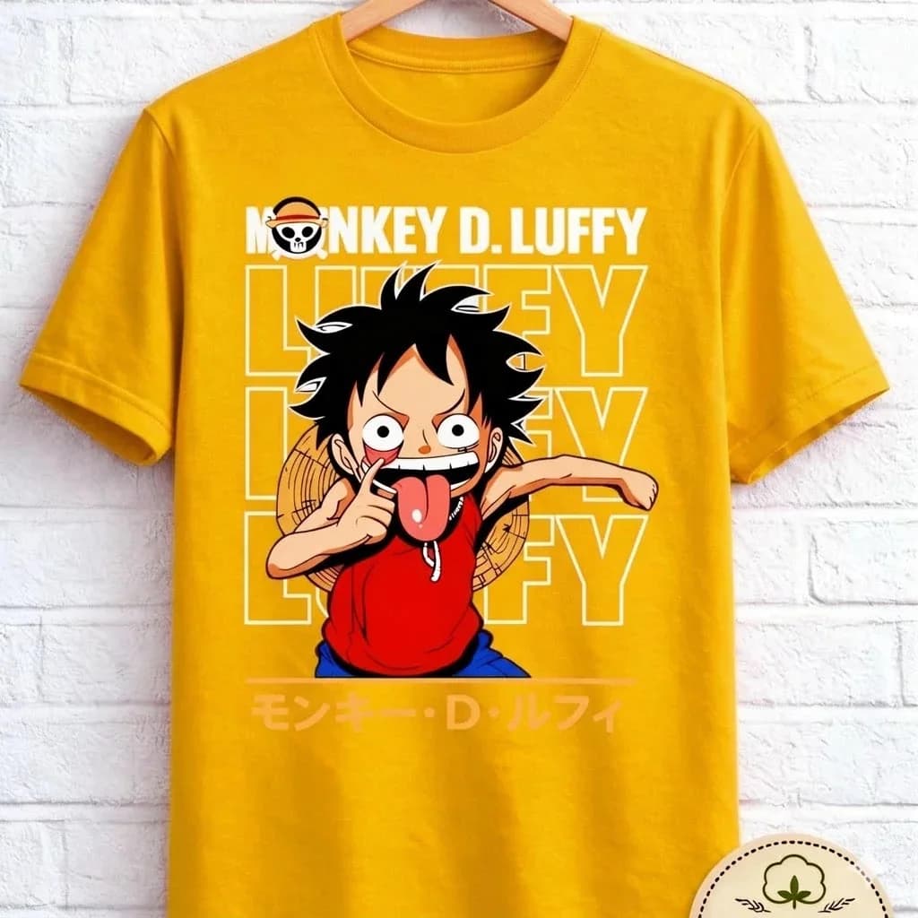 Miniatura 6 de Camiseta One Piece Luffy Unissex
