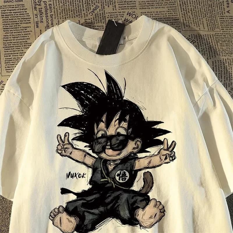Miniatura 3 de Camiseta Premium 100% Algodão Unissex DRAGON BALL Gola Redonda