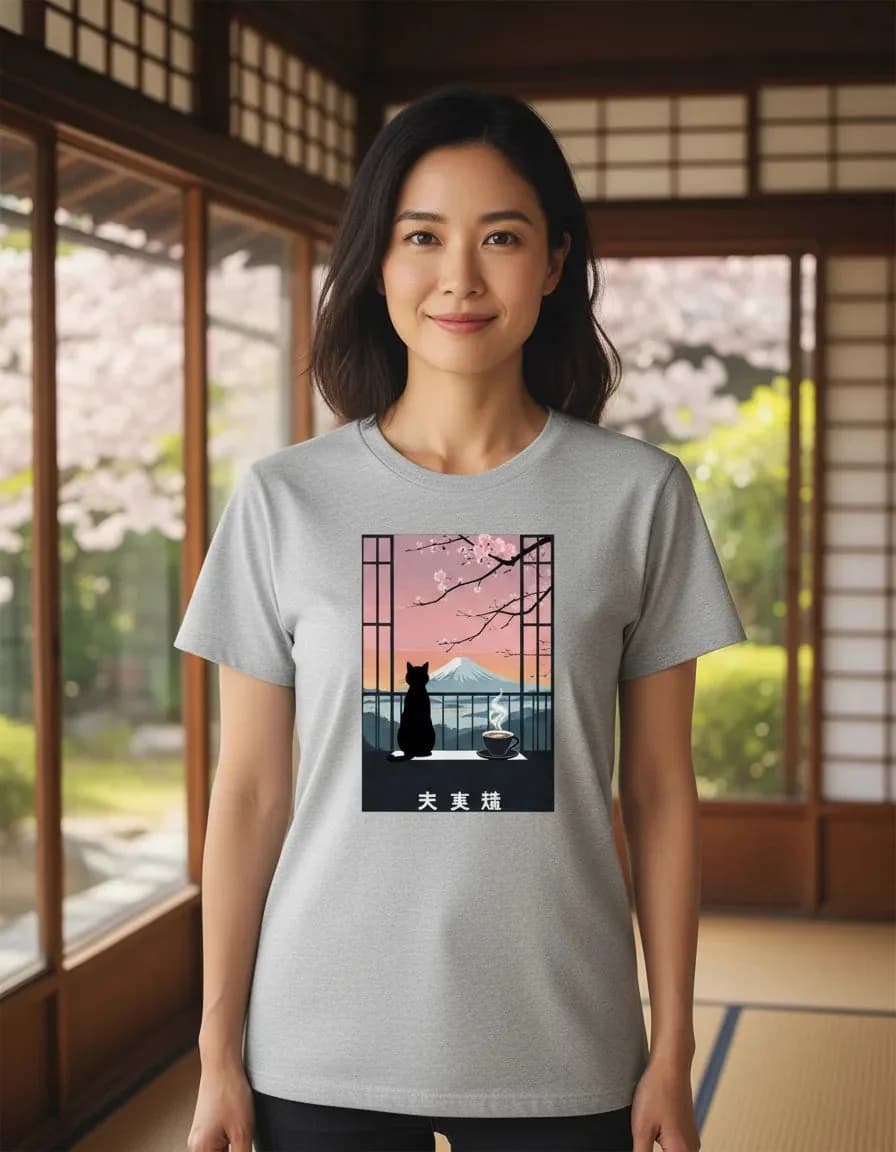 Miniatura 3 de Camiseta Unissex Gato