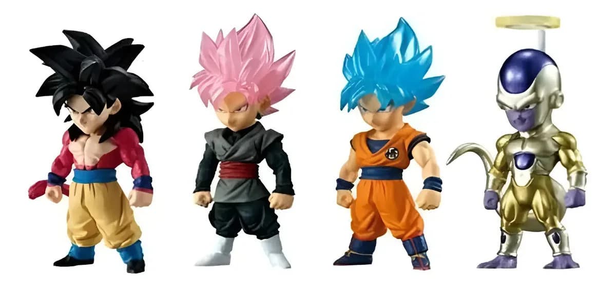 Imagem de Kit 4 Miniaturas Dragon Ball Z Action Figure
