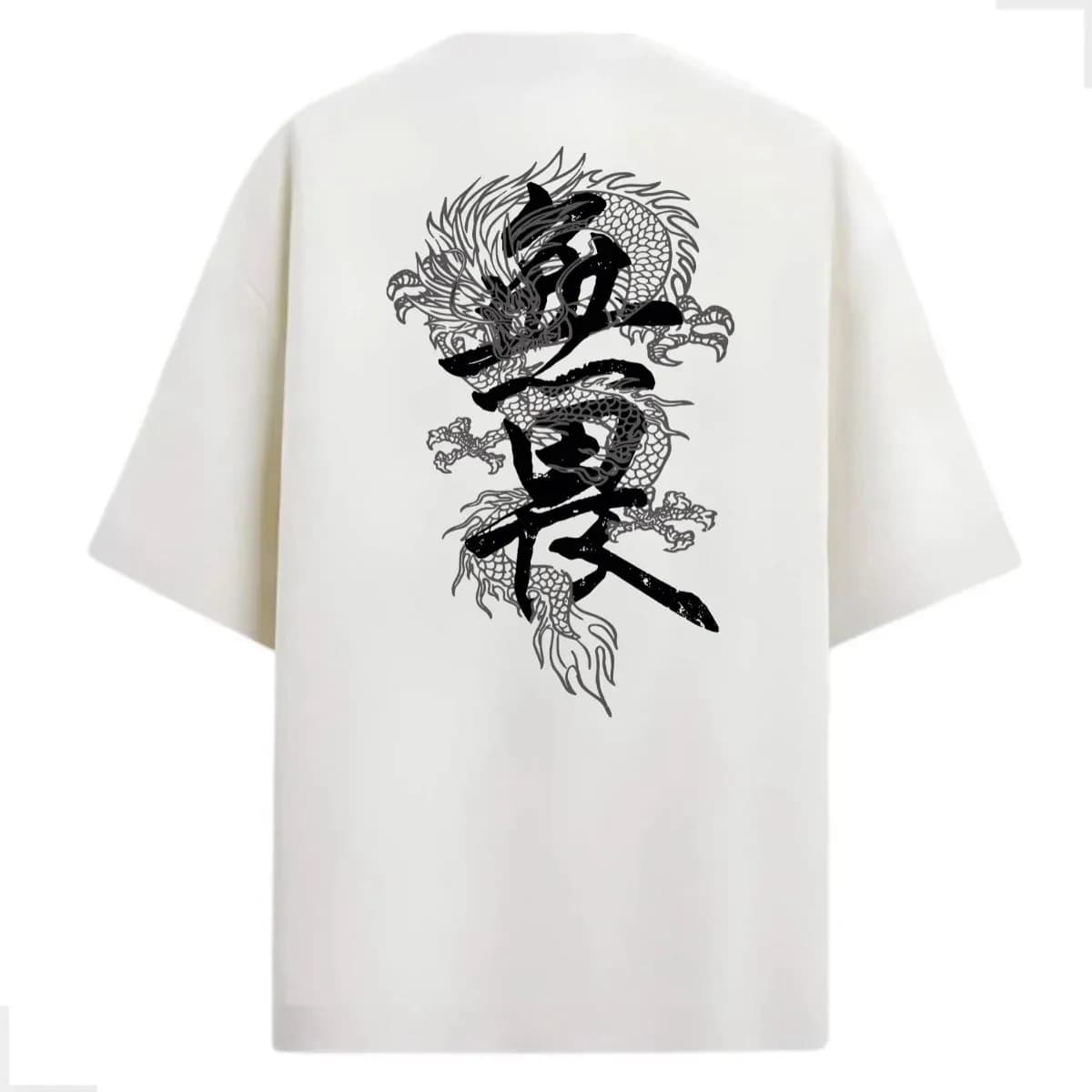 Miniatura 3 de Oversized Streetwear Dragão Kanji