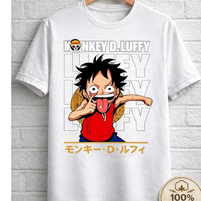 Miniatura 8 de Camiseta One Piece Luffy Unissex