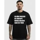 Miniatura 4 de Camiseta Namorado Marido Minha Mulher Sabe Tudo