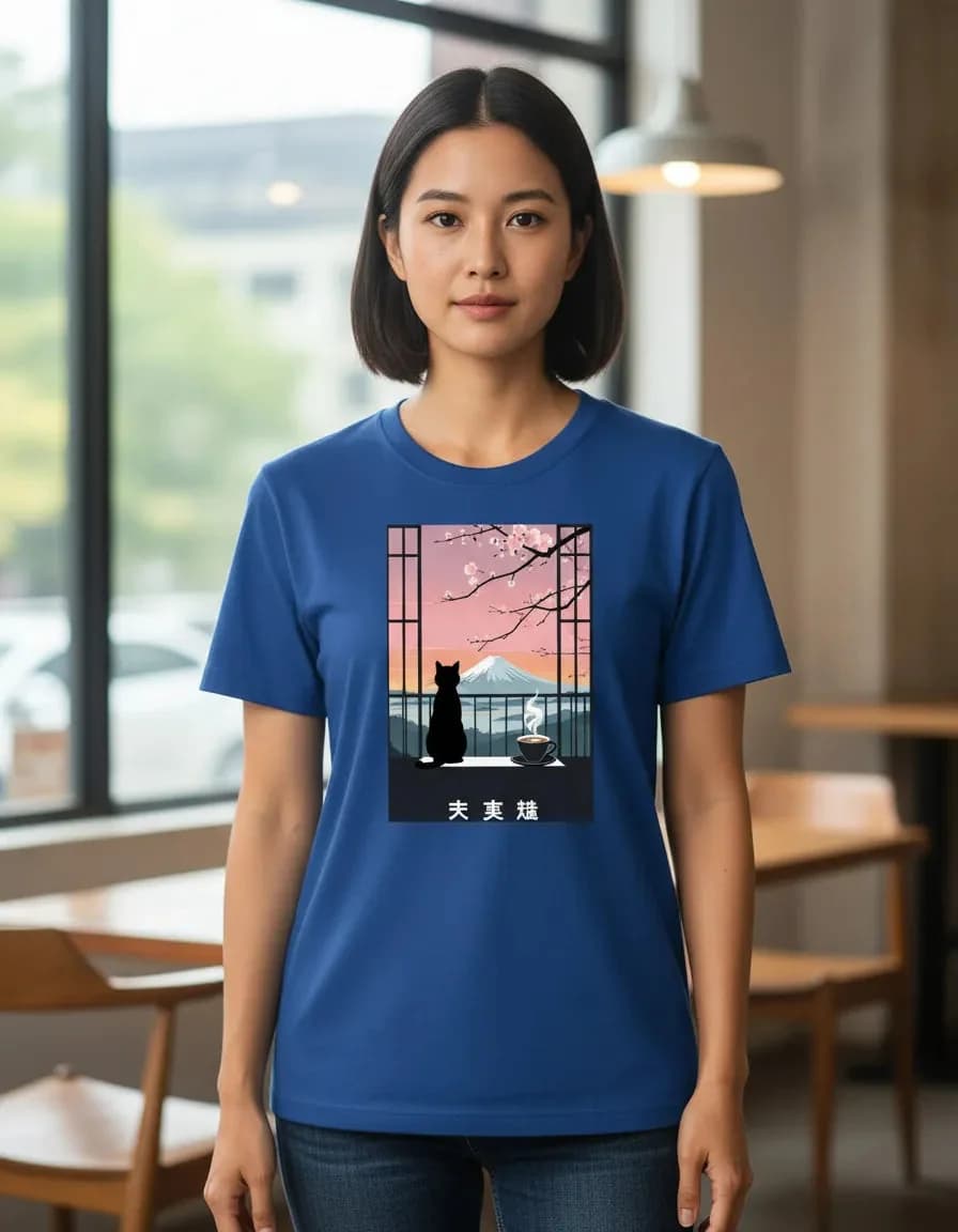 Miniatura 4 de Camiseta Unissex Gato