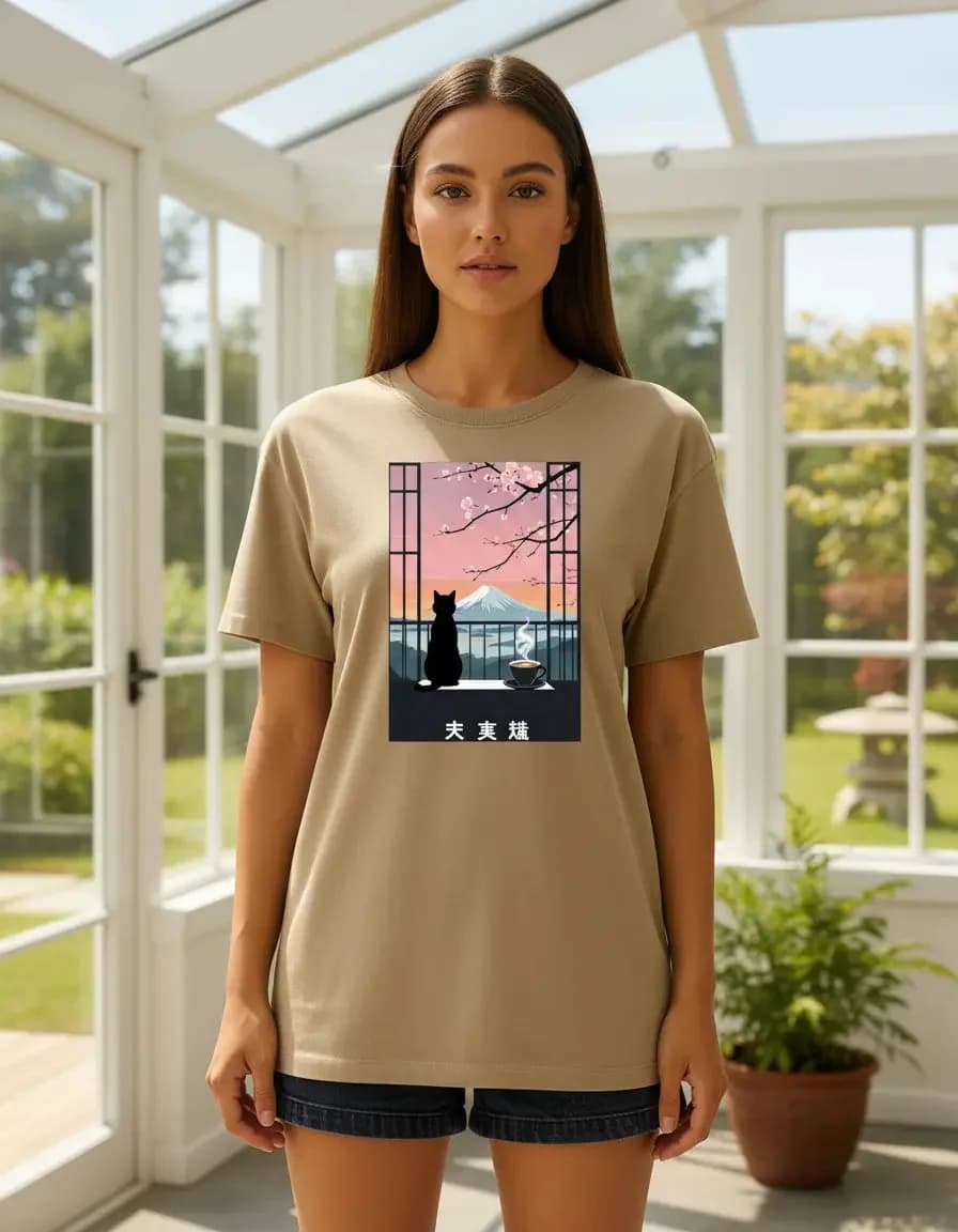 Miniatura 6 de Camiseta Unissex Gato
