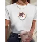 Imagem de Camiseta Feminina Babylook Gatinho