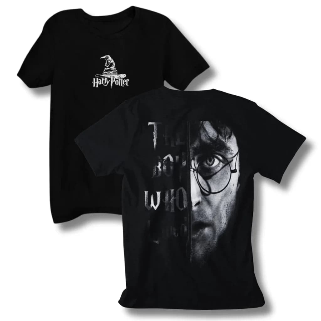 Miniatura 2 de Camiseta Harry Potter Dobby Elfo Hogwarts Magica Sirius Black Azkaban Lord Voldemort Relíquias