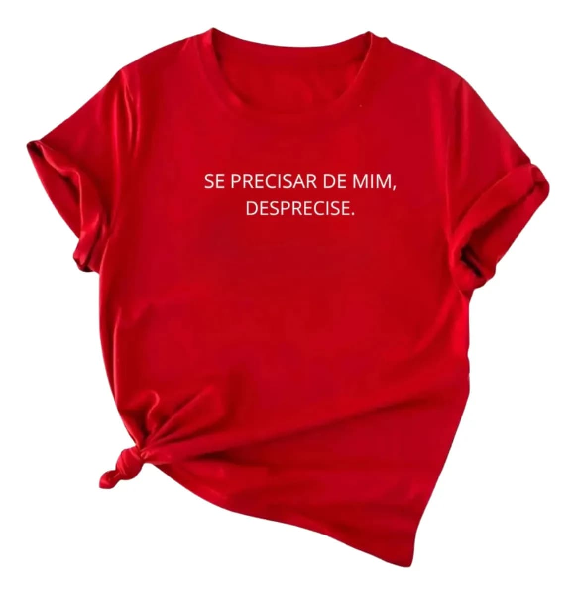 Miniatura 1 de Camiseta Feminina 100% Algodão Estampada Frases Tendencia