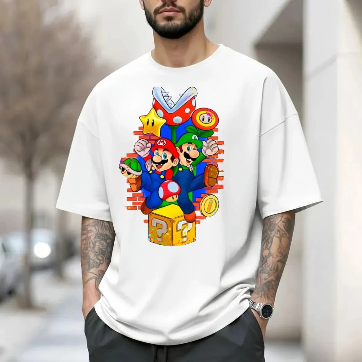 Miniatura 5 de Camiseta Super Mario, Luigi, Geek Nintendo
