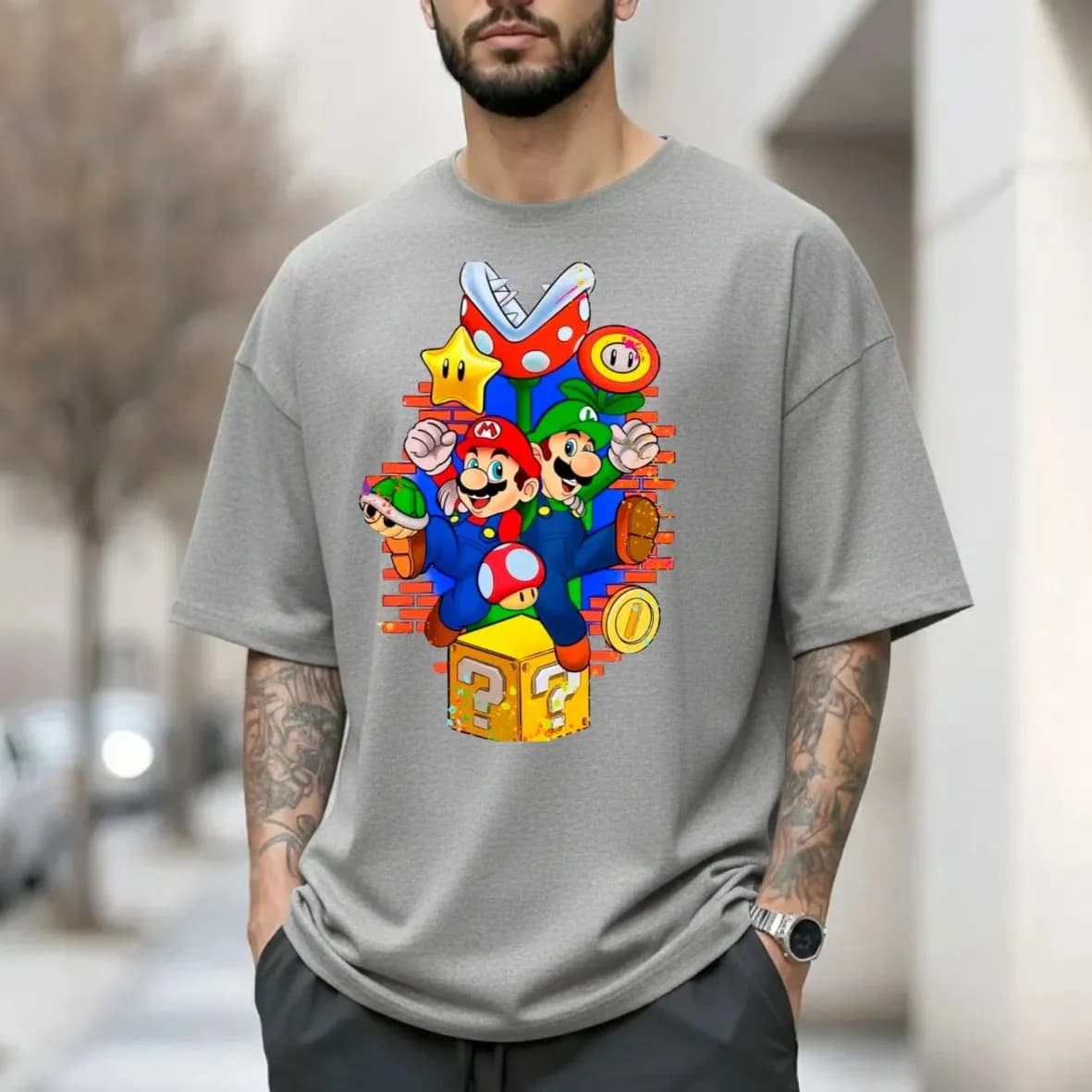 Miniatura 2 de Camiseta Super Mario, Luigi, Geek Nintendo