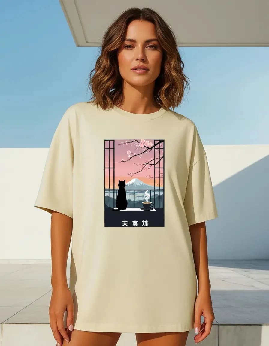 Miniatura 3 de Camiseta Unissex Gato